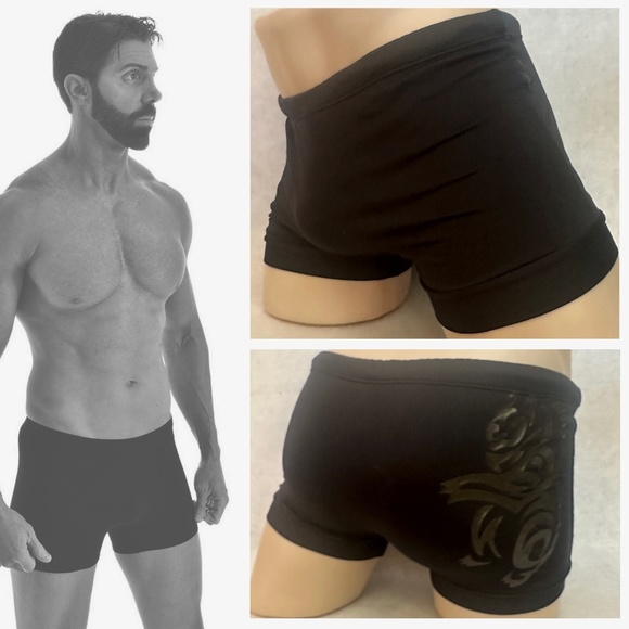 Big Boy Square Cut Swim Briefs Small 30-34 Inseam 4" Gently worn Nylon / spandex - Picture 1 of 5